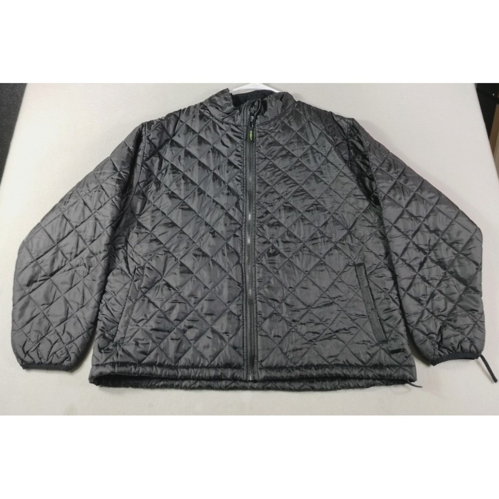 Tingley Jacket Mens‎ 2XL Black Quilted Insulated Lightweight Lined Workwear